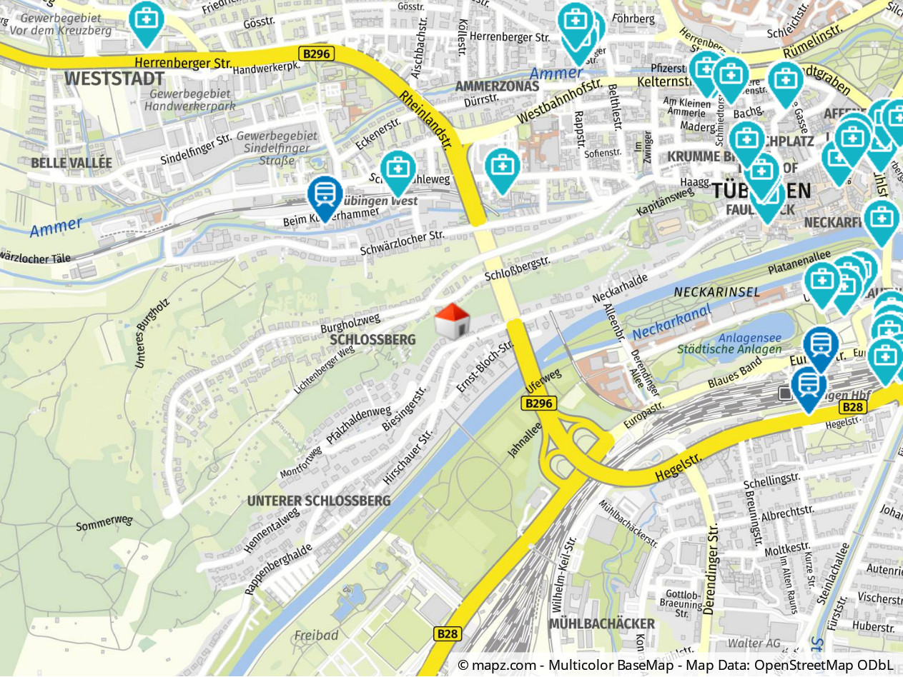 Geolyzer Kartenausschnitt