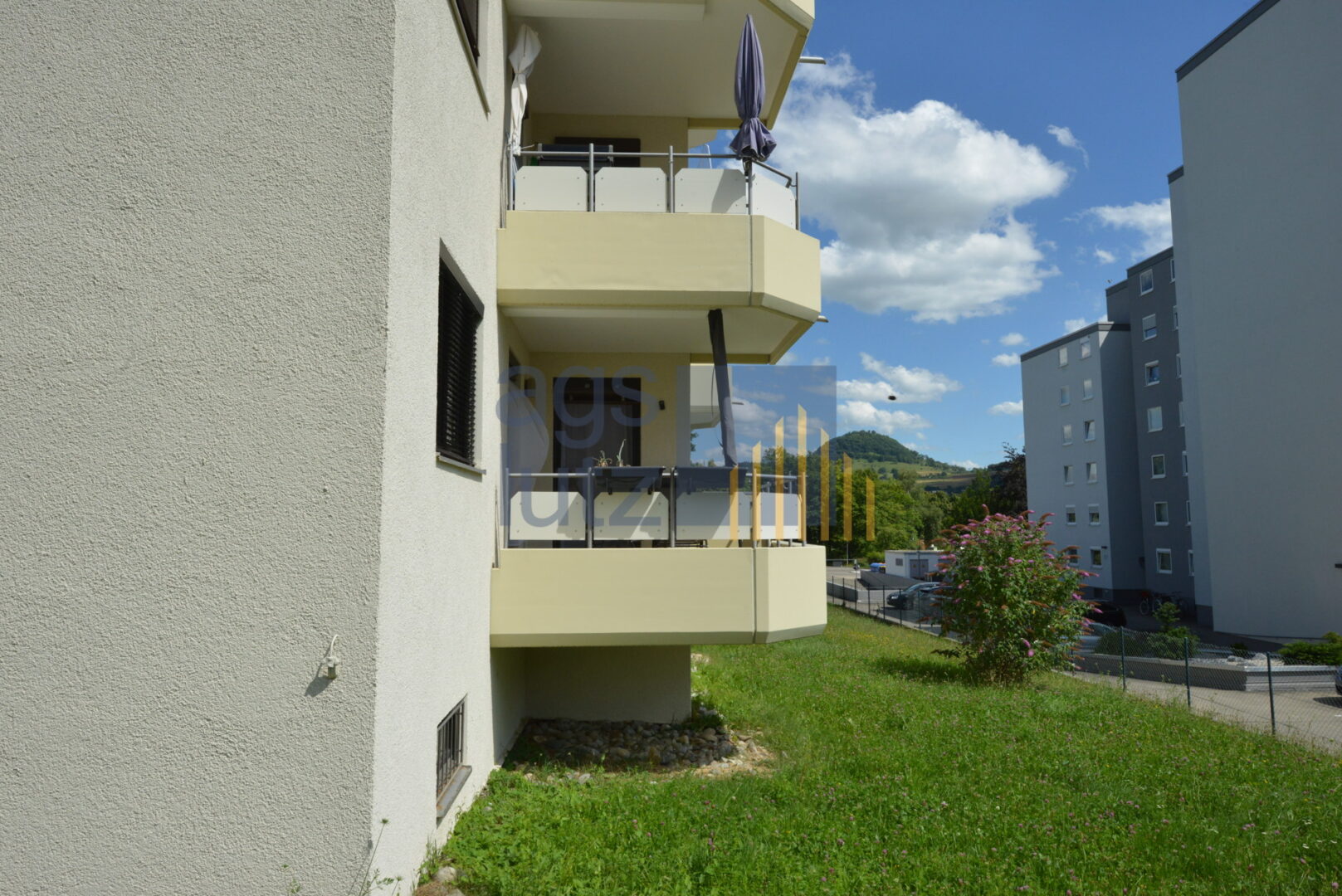 Balkon von Außen