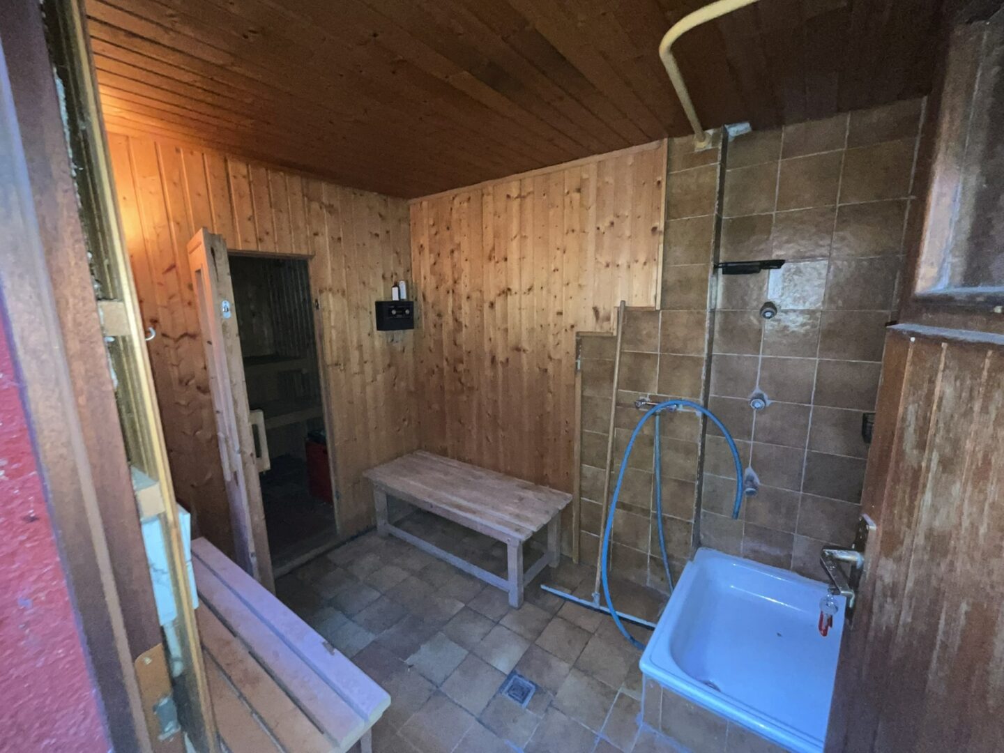 Sauna Eingang