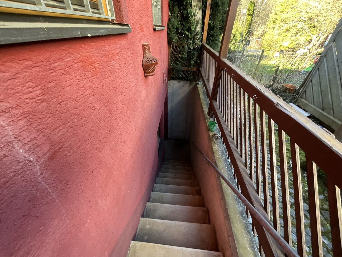 Treppen Sauna