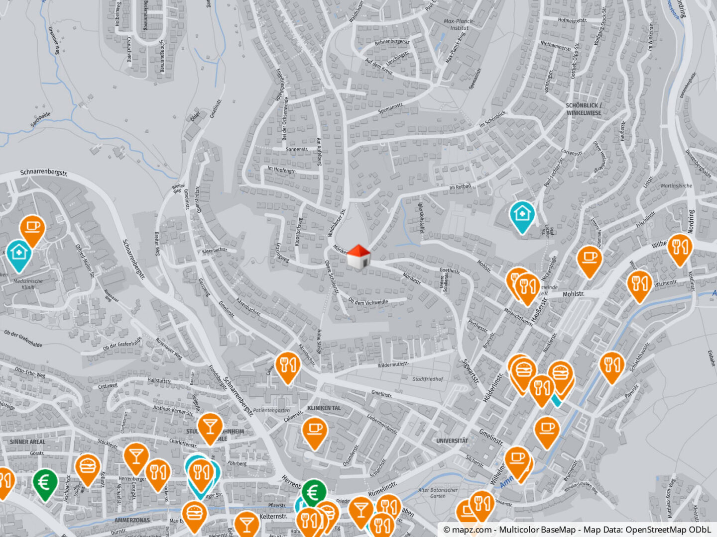 Geolyzer Kartenausschnitt