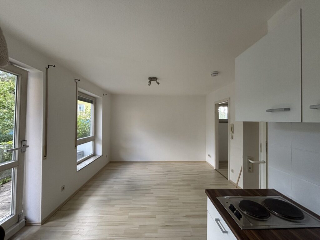 Wohnzimmer mit Kochnische