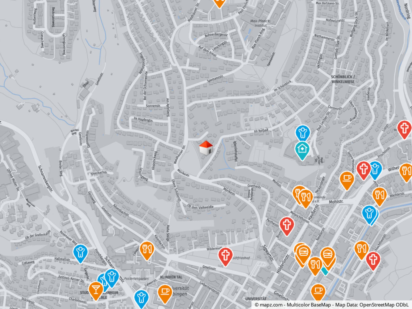 Geolyzer Kartenausschnitt