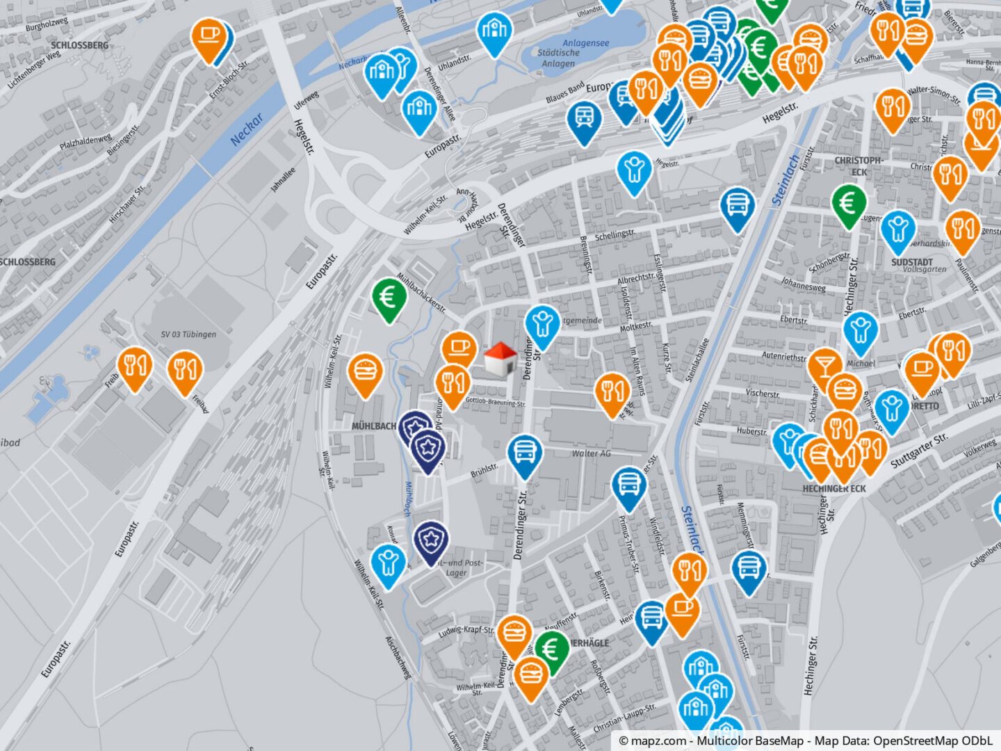 Geolyzer Kartenausschnitt