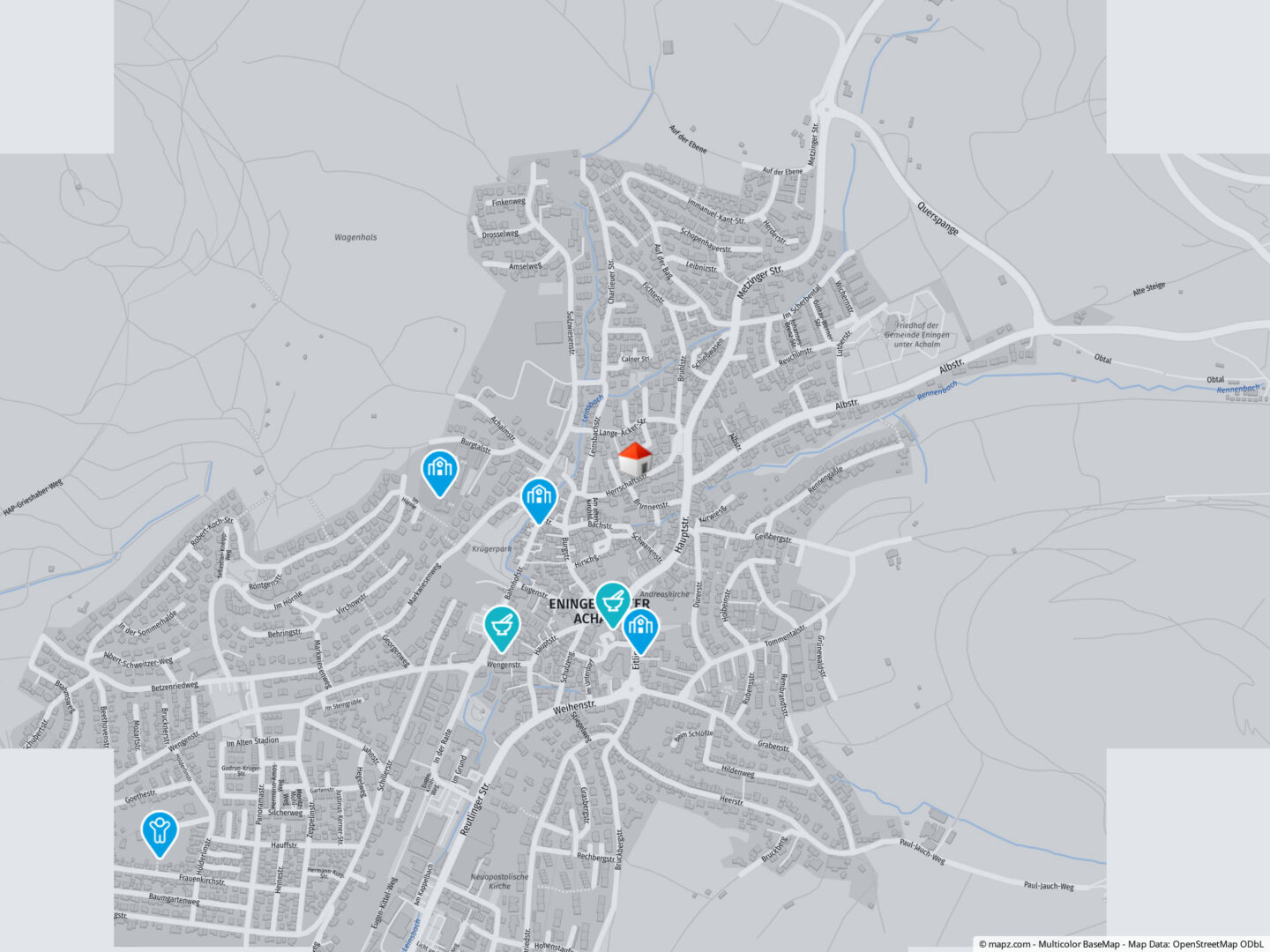 Geolyzer Kartenausschnitt