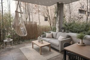 Überdachte Terrasse