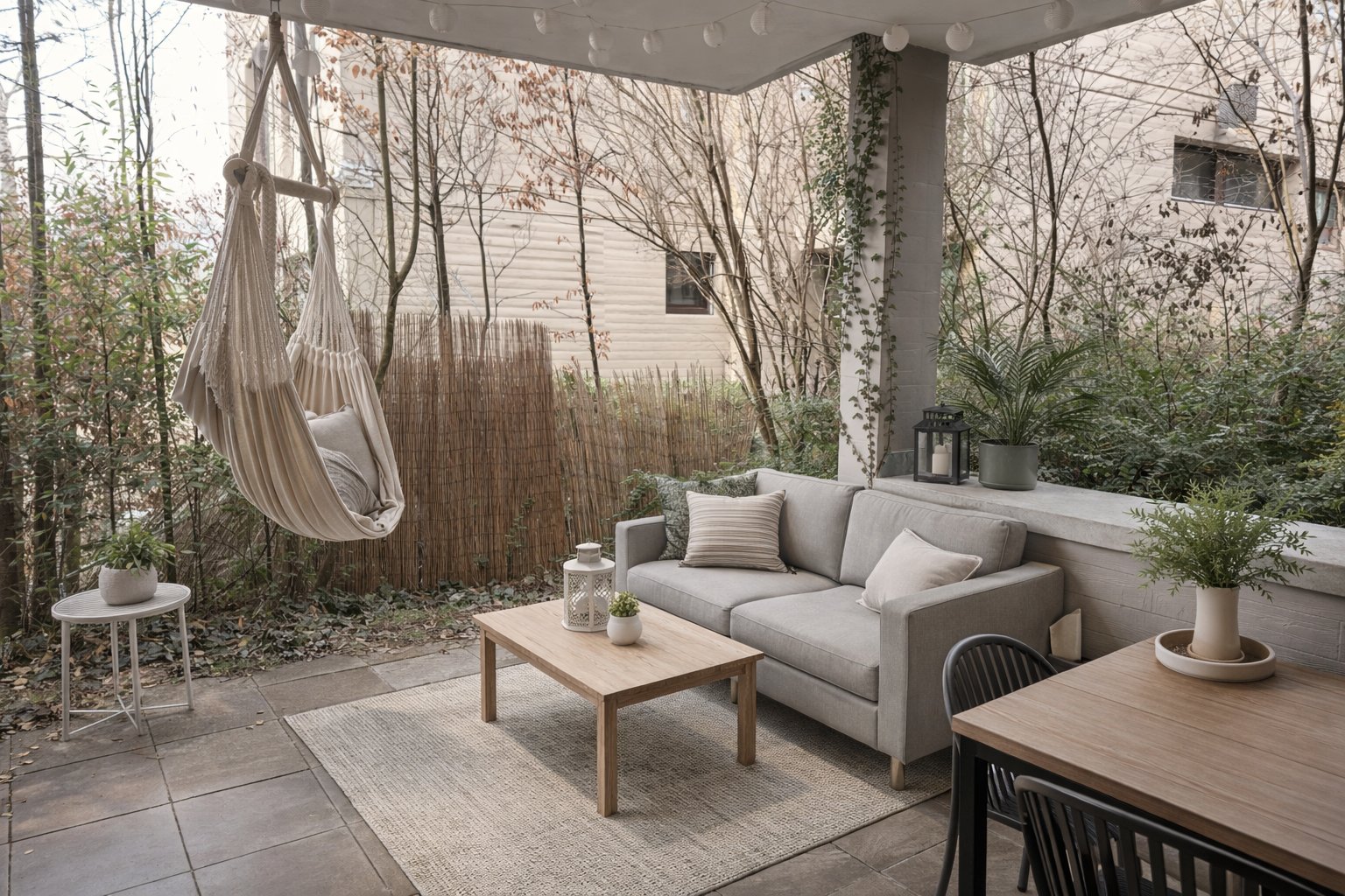 Überdachte Terrasse